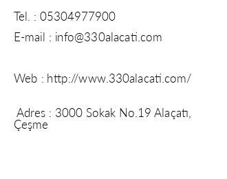 330 Days Of Alaat Boutique Hotel iletiim bilgileri